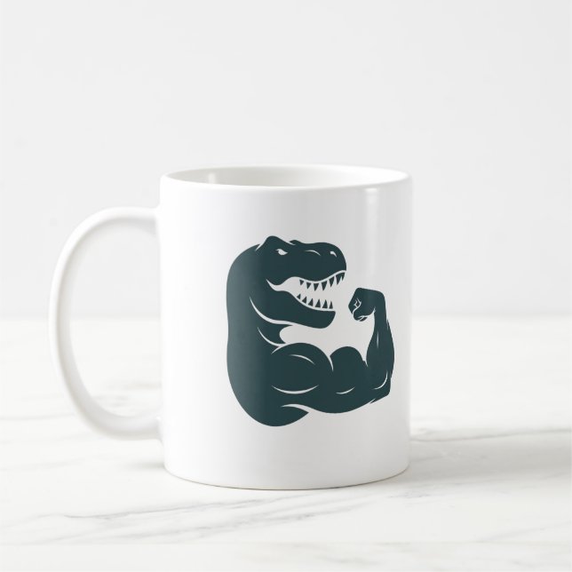 Stay Strongasaurus Coffee Mug (Left)