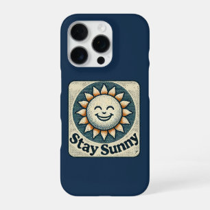 Stay Sunny Happy Sunshine iPhone 16 Pro Case