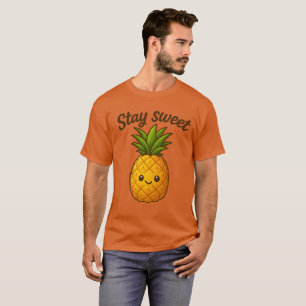 Stay Sweet – Cute Pineapple T-Shirt