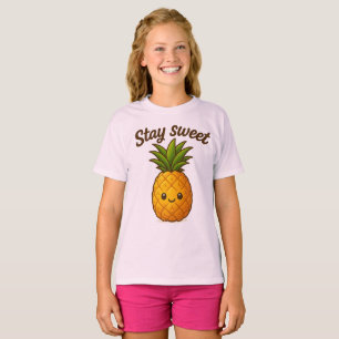 Stay Sweet – Cute Pineapple T-Shirt
