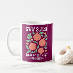 Stay Sweet Fruit Of The Spirit Fruity Pomegranate Coffee Mug