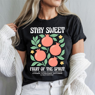Stay Sweet Fruit Of The Spirit Fruity Pomegranate T-Shirt