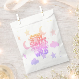 "Stay Sweet, Think Wild" – Playful Positivity Desi Favour Bags