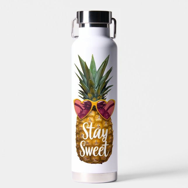 🍍 Stay Sweet 💛 Water Bottle (Front)