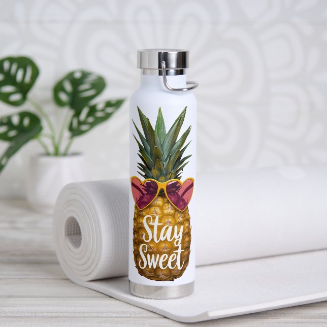 🍍 Stay Sweet 💛 Water Bottle (Yoga)