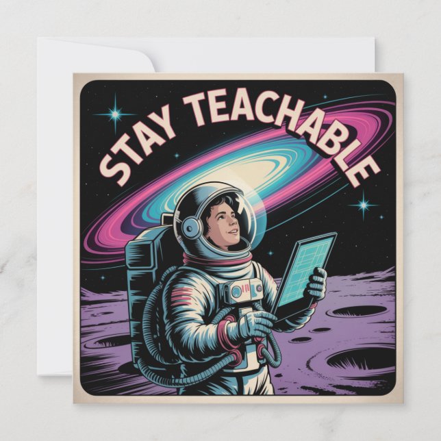 Stay Teachable Invitation (Front)