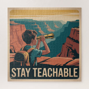 Stay Teachable Jigsaw Puzzle