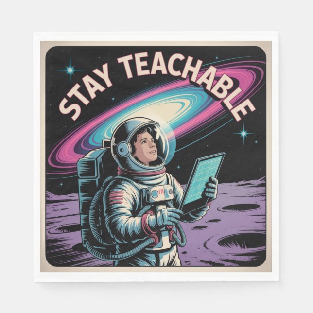 Stay Teachable Napkin (Front)