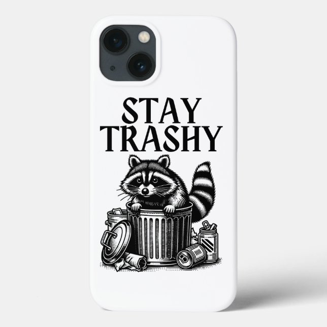 Stay Trashy Racoon Case-Mate iPhone Case (Back)