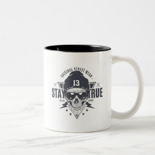 Stay True Coffee Up Two-Tone Coffee Mug