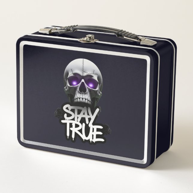 Stay True Metal Lunch Box (Front)