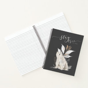 Stay True To You Polar Bear Notebook - Be Yourself