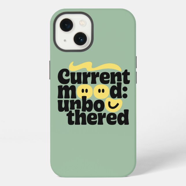 Stay Unbothered iPhone Case (Back)