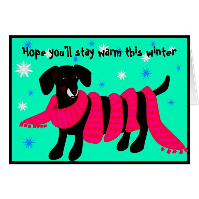 Stay Warm, Hope you'll stay warm this winter (Front Horizontal)