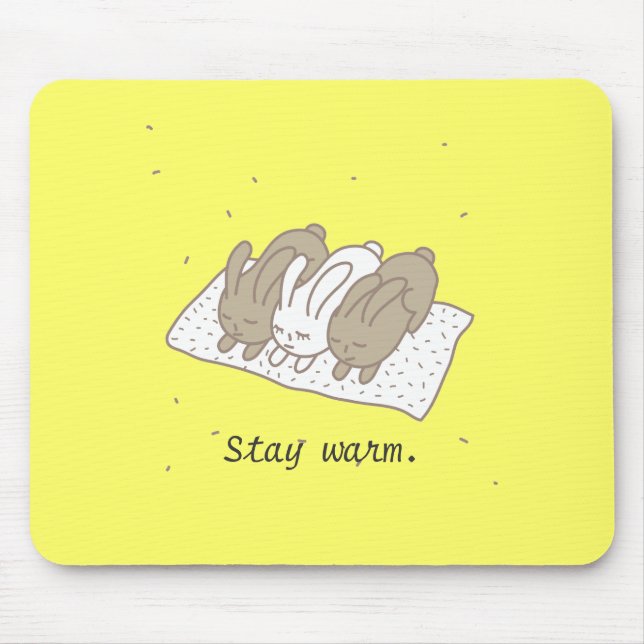 Stay warm mouse mat (Front)
