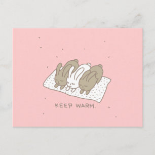 Stay warm postcard