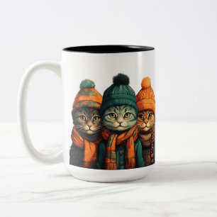Stay Warm  Two-Tone Coffee Mug