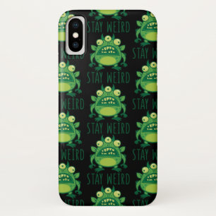 Stay Weird Alien Monster iPhone X Case
