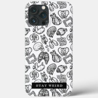 Stay Weird Black & White Human Anatomy Biology