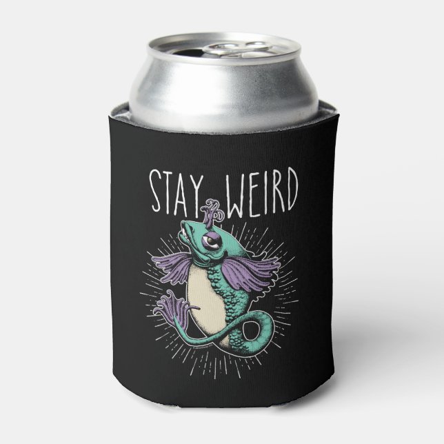 Stay Weird Can Cooler (Can Front)