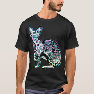 Stay Weird Design - Pastel Goth Sphynx Cat Tattoo  T-Shirt