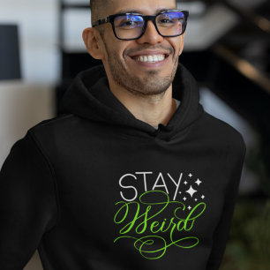 Stay Weird Geek, Nerd, Introvert Hoodie