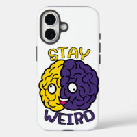 Stay Weird - Goofy Face Brain