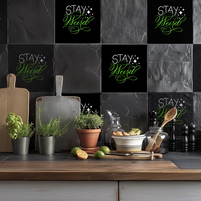 Stay Weird Introvert, Geek, Nerd Tile (Creator Uploaded)
