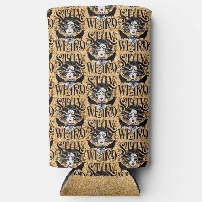 Stay Weird Seltzer Can Cooler (Front)
