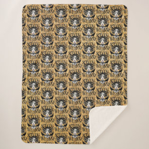Stay Weird Sherpa Blanket