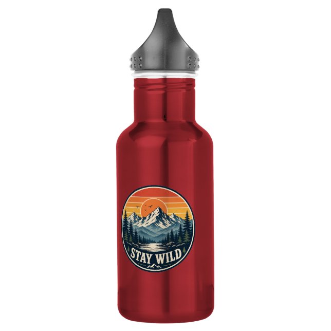 stay wild  532 ml water bottle (Left)