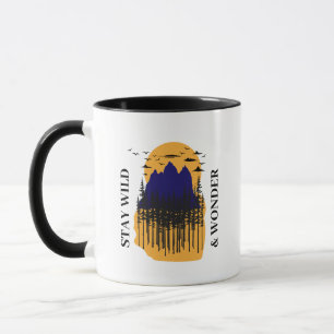 Stay wild and wonder mug