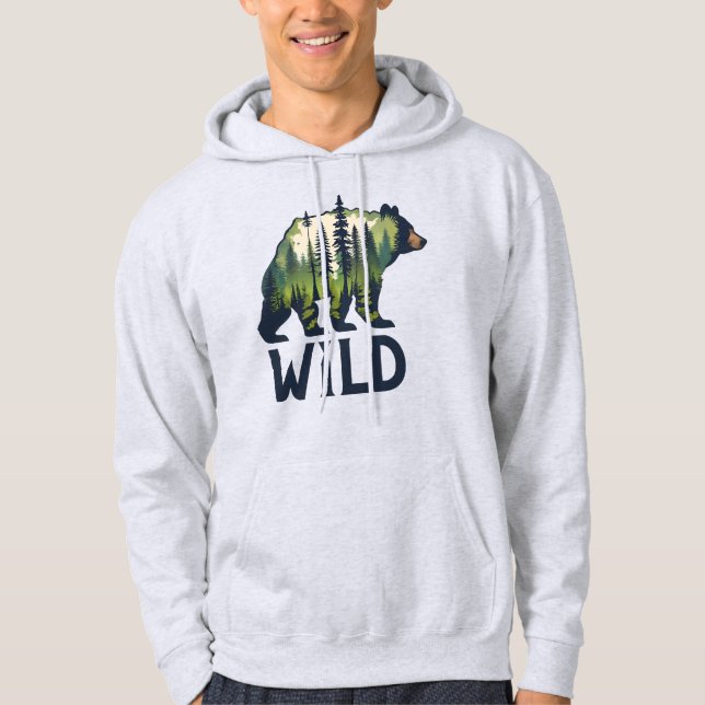 Stay Wild Bear Tee – Adventure Awaits! (Front)