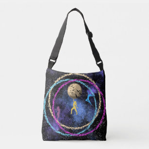 Stay wild - Dance Moon Galaxy Crossbody Bag