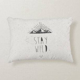 STAY WILD DECORATIVE CUSHION