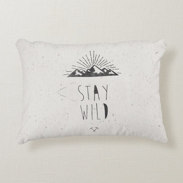 STAY WILD DECORATIVE CUSHION (Front)
