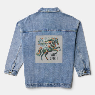 stay wild denim jacket