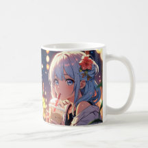 Stay Wild Floral Mug – Watercolor Peony & Cherry 