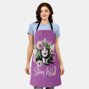 Stay Wild Flower Child Apron
