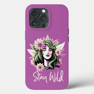 Stay Wild Flower Child iPhone 13 Pro Case