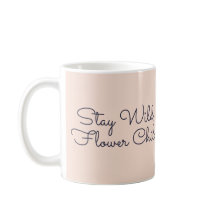 Stay Wild, Flower Child Cat Floral Mug