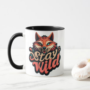 "Stay Wild Fox Design" Mug