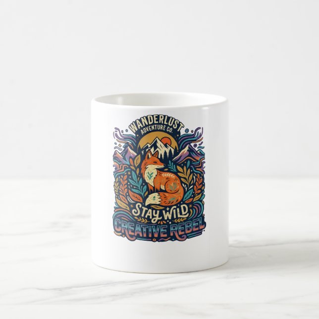 Stay Wild – Free Spirit for Adventurous Souls Coffee Mug (Center)