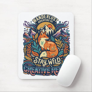 Stay Wild – Free Spirit for Adventurous Souls Mouse Mat