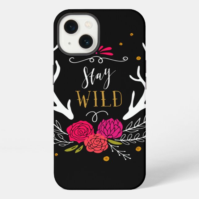 Stay Wild iPhone Case (Back)