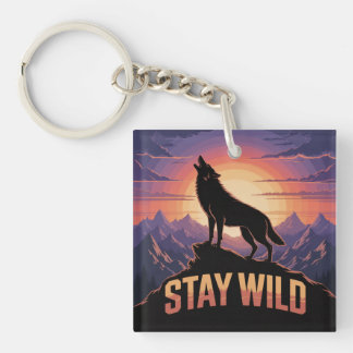 Stay Wild Key Ring