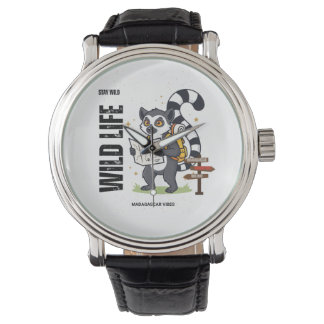 Stay Wild Lemur Life - Madagascar Vibes Cute lemur Watch
