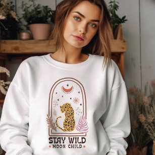 Stay Wild Moon Child Boho Inspiration Quote T-Shirt
