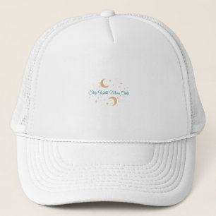 Stay Wild Moon Child – Celestial Minimal Art 2026 Trucker Hat