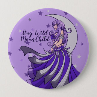 Stay Wild Moon Child Classic 10 Cm Round Badge